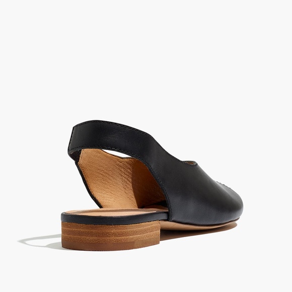 New MADEWELL Tavi Slingback Sandal Black Leather - Picture 3 of 7